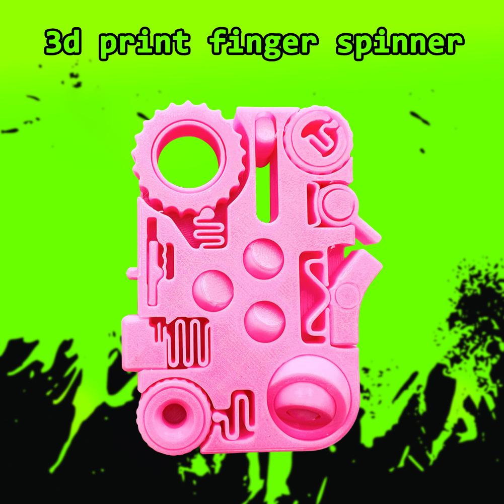 Fidget Spinner Stress Relief Toy For Kids Adult 3D Printed Large EDC Stress Relief & Focus Fidget Spinner Toy Creative Gift G8L1