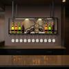 Metal Hanging Wine Rack Bar Cabinet Open Cabinets Wine Rack Elegant Stands Home Hanging Vitrinas High End Bar Furniture