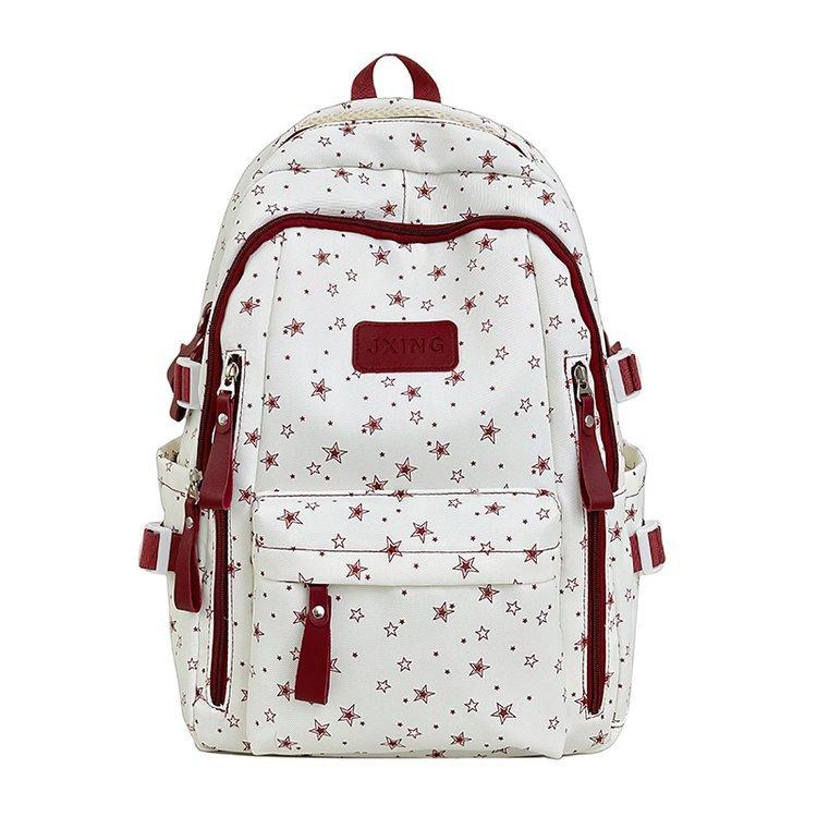 Schoolbag Junior high school students Junior high school students New ins High value student star schoolbag Large capacity backpack Backpack