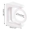 10Pcs Durable 360° Rotatable Pole Fixator Strong Adhesive Retractable Curtain Rod Bracket Non-drilling Shower Towel Rod Hook