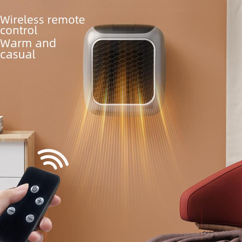 Compact Wall-Mounted Electric Heater for Bedroom and Bathroom