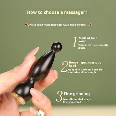 Ferramenta de Massagem Facial Suave Sândalo Gua Sha Cuidados com a Pele do Rosto Bastões de Massagem Massageador em Forma de Cápsula de Lótus Ferramenta de Fisioterapia Facial