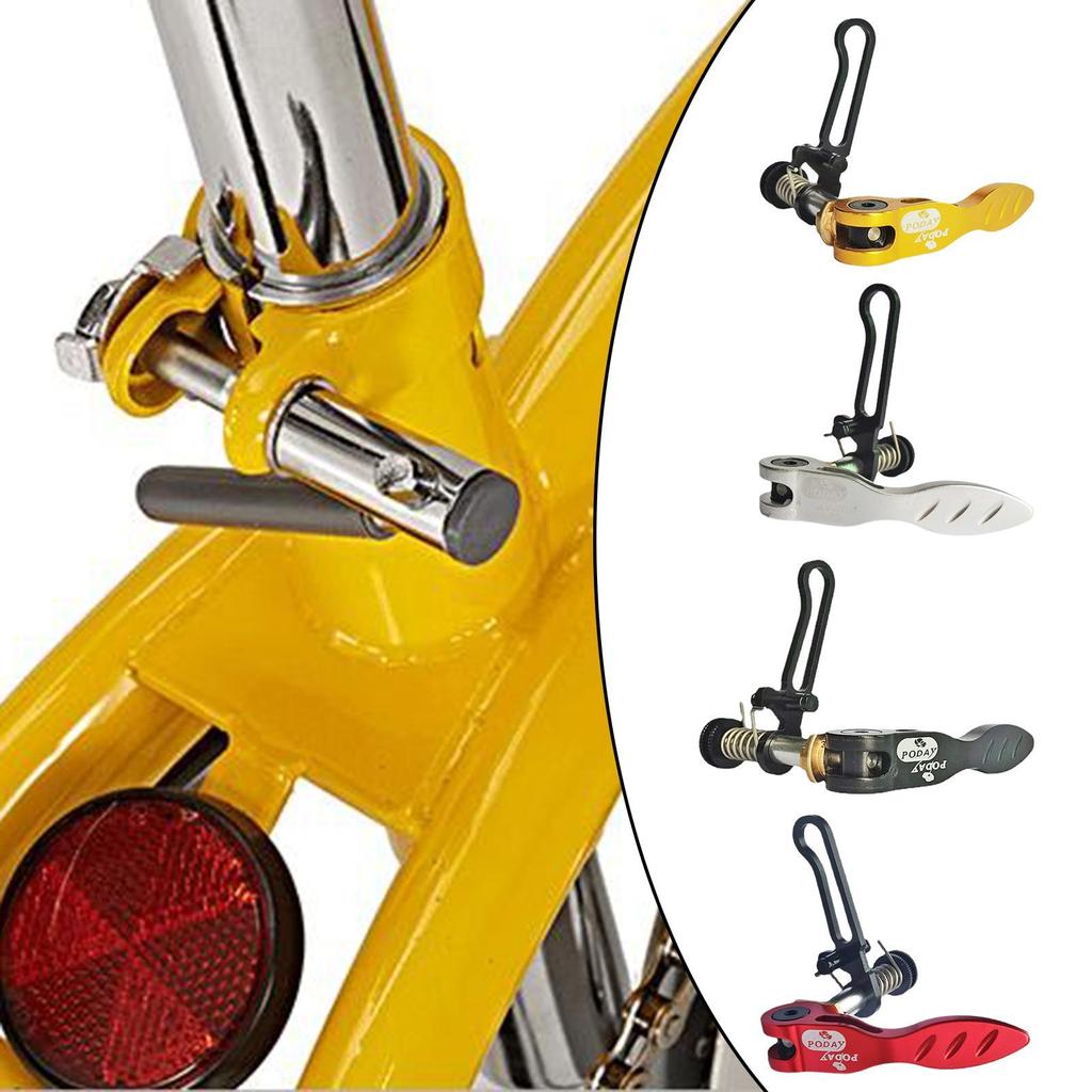 Bike Seatpost Quick Release Clamp Bolt Skewer Pin for Bicycle Frame Parts Durable Aluminum Alloy Component
