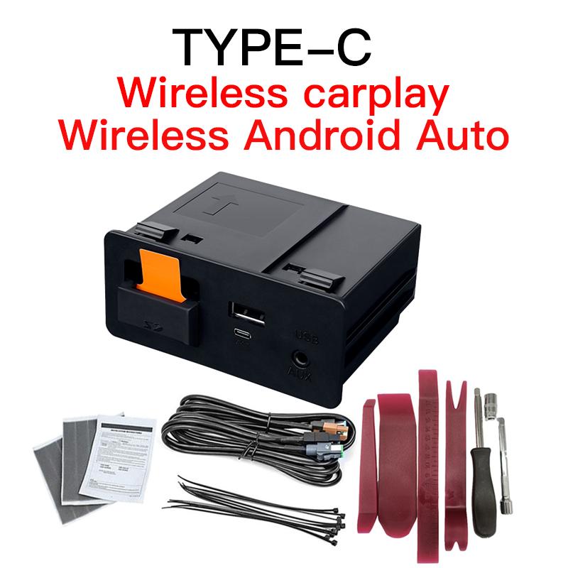 Wireless type-c CarPlay Android Auto Adapter UBS Hub OEM for Retrofit Mazda 2 3 6 CX3 CX5 CX8 CX9 MX5 Demio Miata TK78669U0C Kit