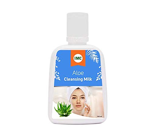 IMC ALOE CLEANSING MILK (Enriched with Aloe Vera, Wheat germ Oil, Almond Oil, Orange Peel Oil) (Pack of 2) 200ml