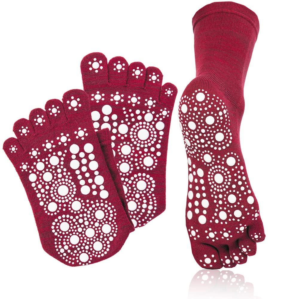 

Yokohama Wakuwakukan Health Refreshing Acupressure Socks for the Soles of the Made in All Season Five-Toe Socks, Massage, Painless, Feet, Japan,