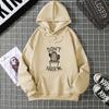 Hooded sweater women's loose oversize autumn and winter 2025 American trendy jacket
