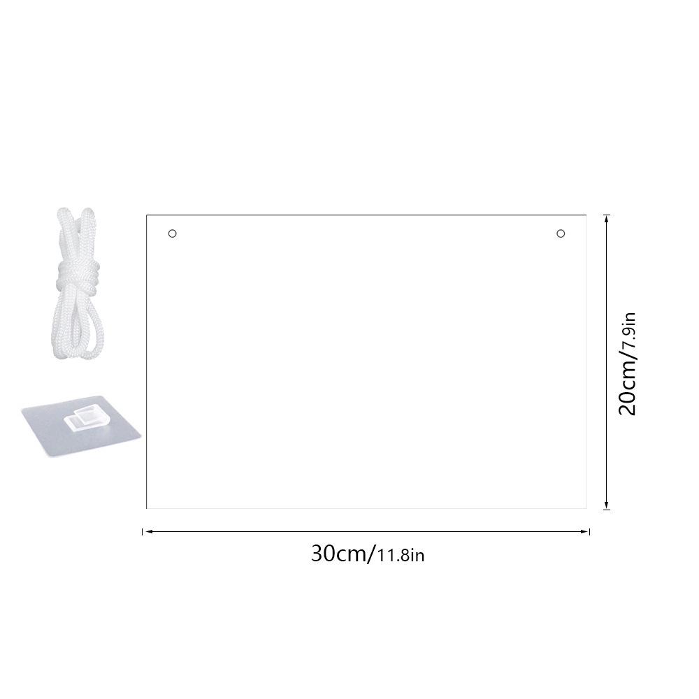 3D Acrylic Erasable Weekly Planner Board