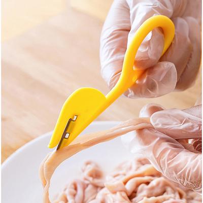 Apriscatole Coltello per sventramento di anatre Coltello per sventramento di pollo Apriscatole Uccidi anguille e cobite Rompiscatole Forbici per spogliare le budella Tagliabudella