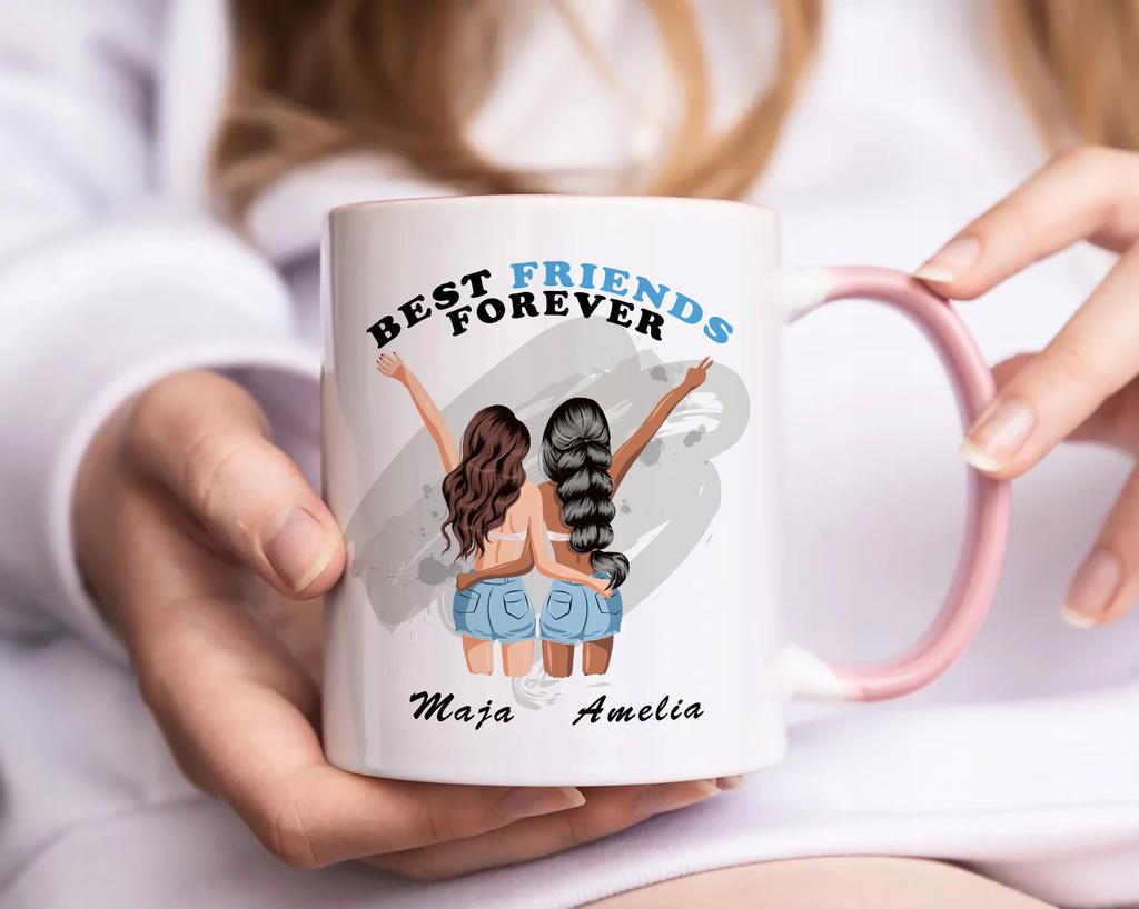 Satın alın Kubek Best Friend Forever Prezent Na Urodziny Imię | Joom