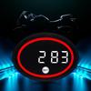 Motorcykel Digital Klocka Vattentät LED-display Spänningsdisplay Motorcykel Digital Klocka För Kvinnor Tonåringar Cykelentusiaster