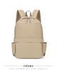 Schoolbag stylish simple versatile multi-storage compartment backpack large capacity outdoor travel men's and women's backpack