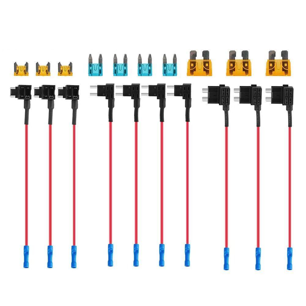 12V Low Profile Mini Fuse Taps 4 Types Fuse Adapter Jumper for Cars Mini Auto Fuse Connector  Boats