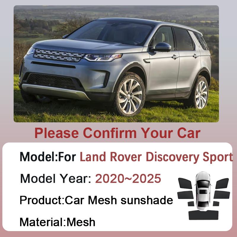 Car Mesh Sunshade For Land Rover Discovery Sport L550 Facelift 2020~2025 Magnetic Window Sun Visor Shades Curtains Accessories