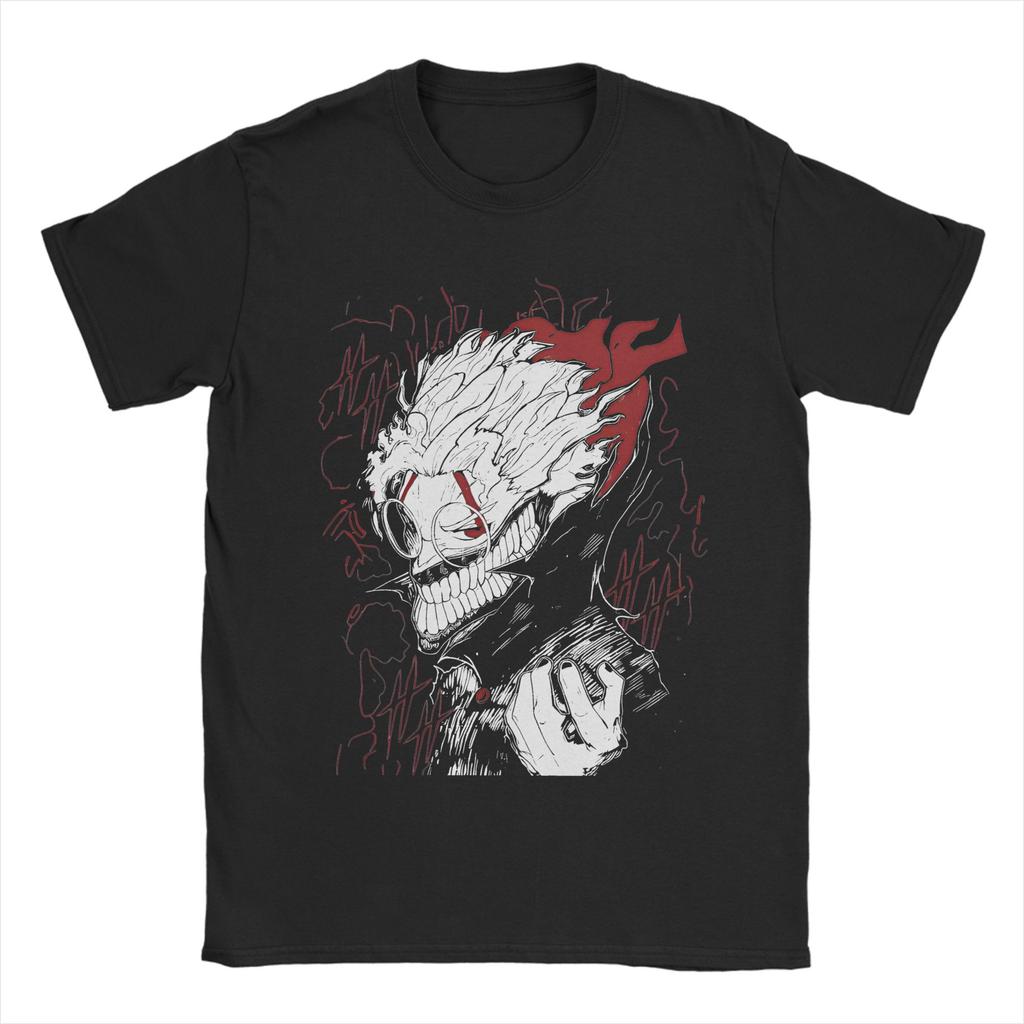 Drucken Dandadan Anime T-Shirt Herren Rundhals Kurzarm Kleidung Okarun Baumwolle Sommer OberteileOberteile