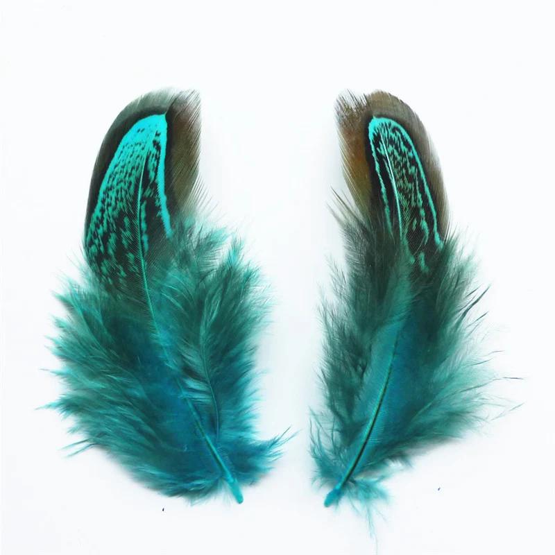 Ringneck Pheasant Feathers For Jewelry Making Crafts 4-8Cm/2-3" Feather Decor Wedding Carnaval Decoration Handicraft Accessories