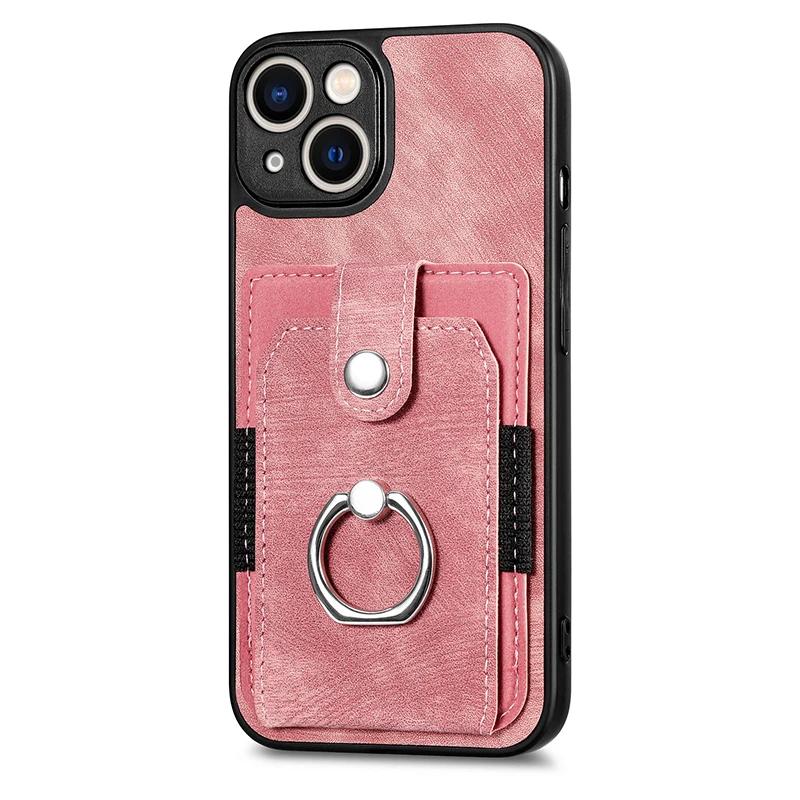 Slim Protective Credit Card Holder Phone Case For Google Pixel 9 Pro XL 8 8A 7 Pro 7A 6 Pro 6A Back Cover With Ring