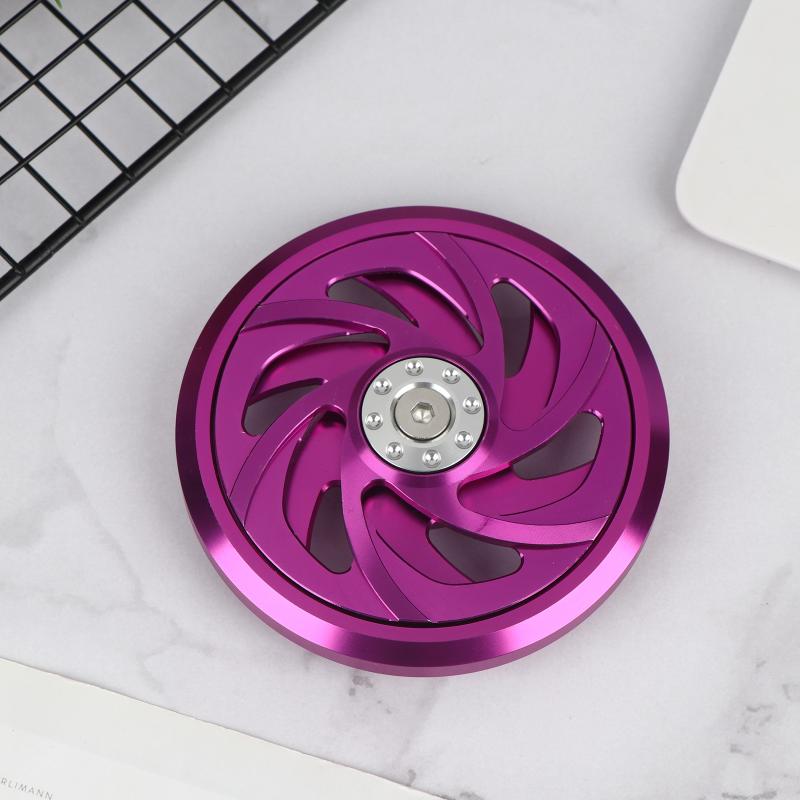 Universal Motorcycle Rotating Cooling Fan Cover Cnc Engine Protector Radiator Guard Cover For Dirtbikes Scooter Accessories фиолетовый