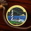 Lighthouse Ocean Coin Metal Collectible Coin Inspiring Long Voyage Travel Souvenir Coin for Self Collection Commemoration
