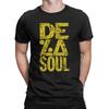 Retro Jazz Rap Daisy Flower Aesthetic Novelty 100% Cotton T-Shirt De La Soul Tops Tees For Men