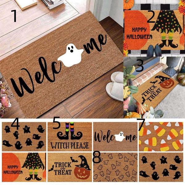 Halloween Home Decoration Atmosphere Mat Entrance Door Mat Kitchen Clown Floor Mat Entrance Mat