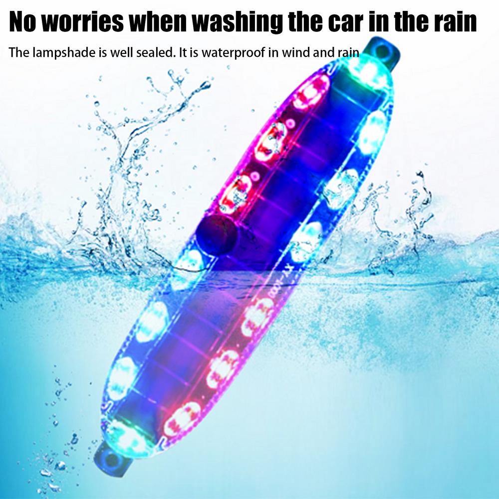 For Motorcycle Truck Flashing Safety Lights Flashing Warning Safety Lights Solar High Brightness Waterproof Solar Led