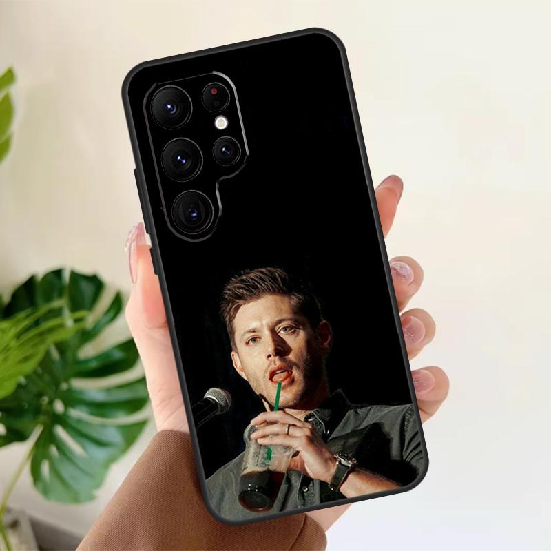 Supernatural Jensen Ackles Soft Case For Samsung Galaxy S25 S24 S23 S22 S21 Ultra S9 S10 Plus S23 FE S24 FE Phone Cover