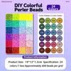 Creative DIY Mini Iron Plastic Beads 2.6mm Fuse Beads Fuse Beads Picking Tray Kit Ironing Collage Beans Tool Handmade Beads Toy