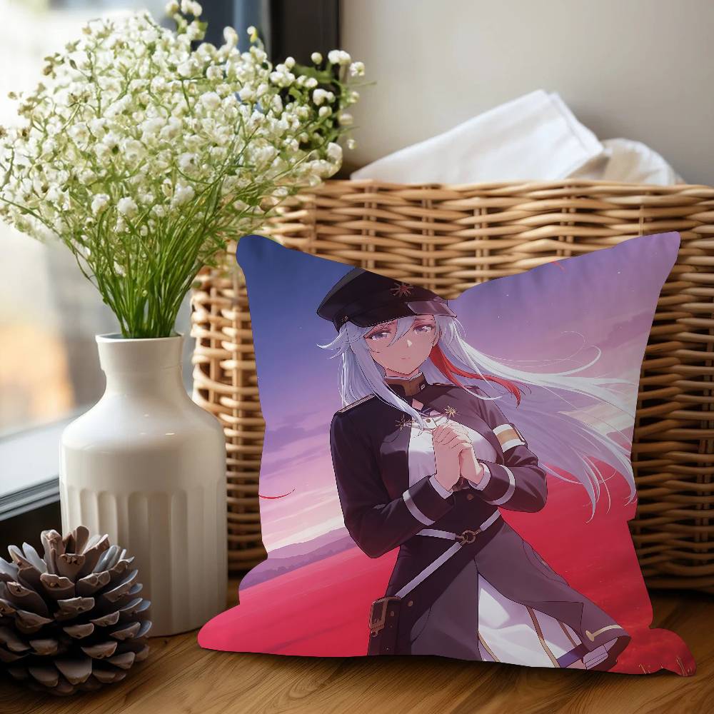 Anime 86 E-Eighty Six Pillow Gift Home Office Decoration Pillow Bedroom Sofa Car Cushion CoverPillow Case