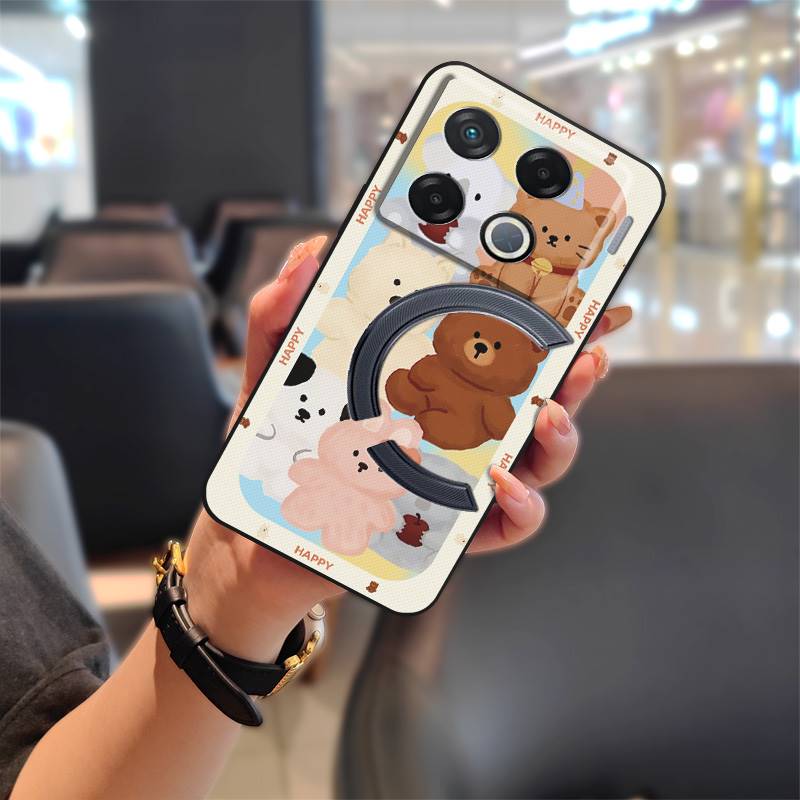 Phone Pouch Shockproof Phone Case For Infinix GT 20 Pro/X6871 Fashion Design Full Wrap Cute Silicone Graffiti Durable
