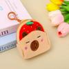 Fruit Plush Capybara Coin Purse Headphone Data Cable Storage Bag Gift Pendant
