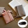 Hand Clutch Women Short Wallet Zipper Pu Coin Purse Elegant Small Cowhide Wallets  Daily