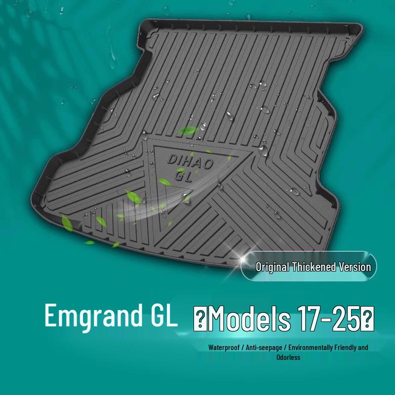 Suitable Trunk and Tailgate Mat for 21-Geely Emgrand S, New Emgrand GL, and 22-Million Model EC7 Rear Seat