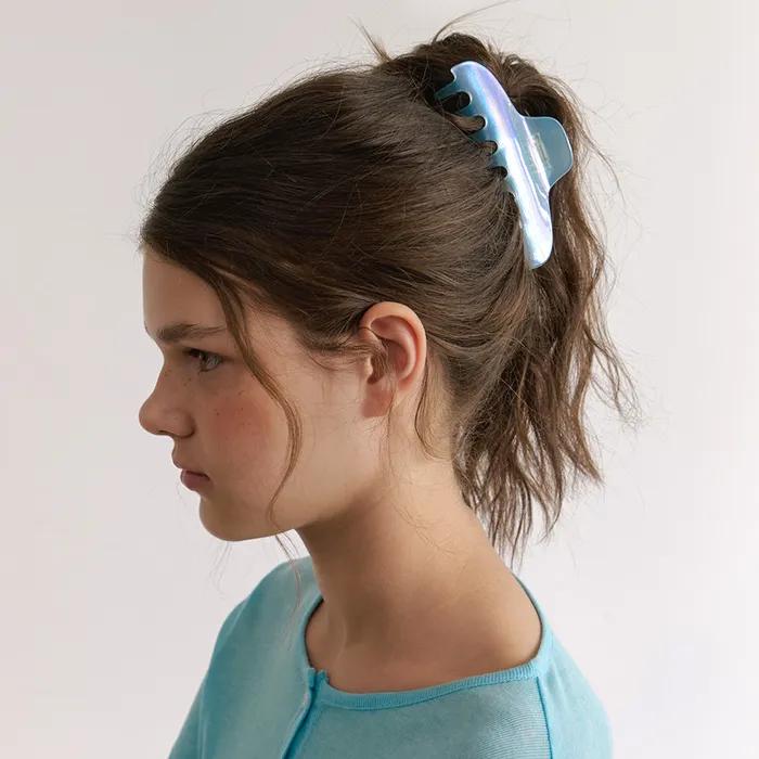 Kinda Essential Large Hair Clip - Opal Aqua