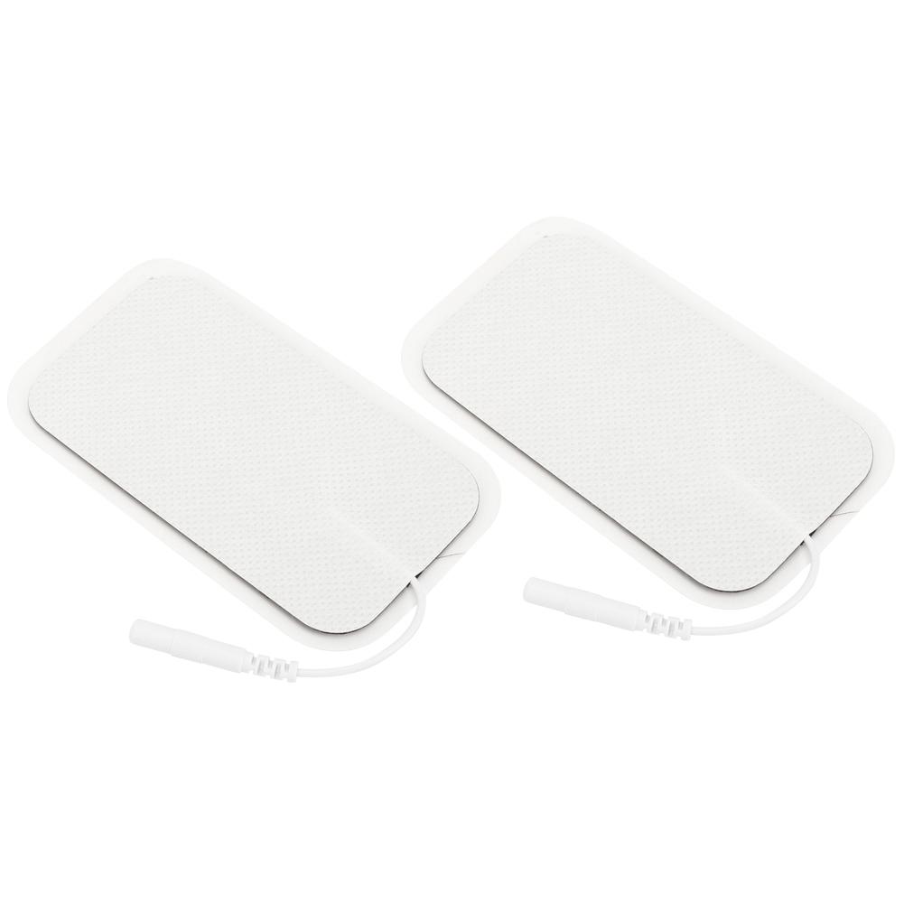 20Pcs 5x9cm Rectus Abdominis Muscle 2.0 Holes Electrode Slice Non Woven Fabrics Silicone Contact Pin Physical Therapy