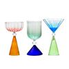 Gradient Champagne Glass Cup Irregular Wine Glass Water Sensing Cup