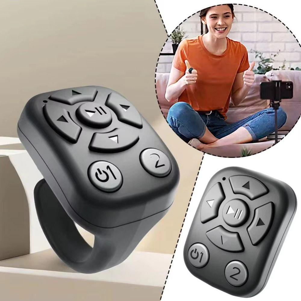 Portable Auto Clicker Remote Controller Stable Signal Transmission Smart Scrolling Ring  Photos