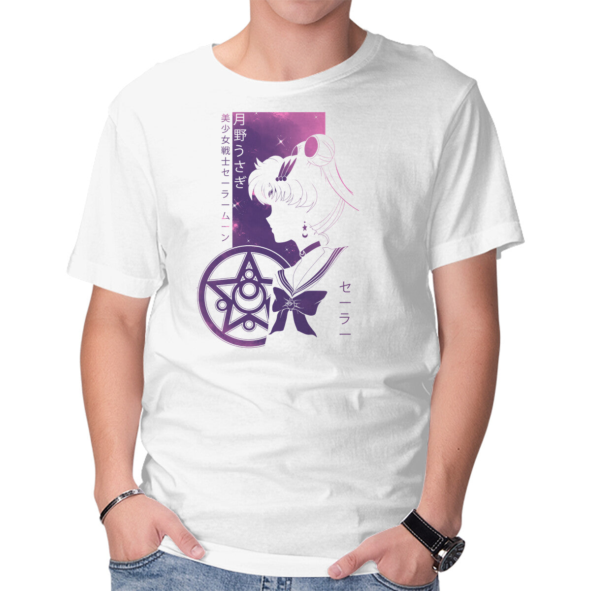 Unisex Crew Neck T-Shirt Side Sailor Graphic Short Sleeve Casual Tee XXXL