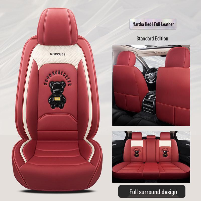 Ouzhi Goddess Cartoon Car Seat Cushion Cover - Universal Fit for All Seasons