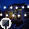 Beautifully Bright Outdoor Solar Powered 30 Led String Light For Yard And Landscape Decor