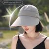 with Removable Cap Top Women's Summer Hat Foldable Visor Caps Fashion Golf Sports Hat