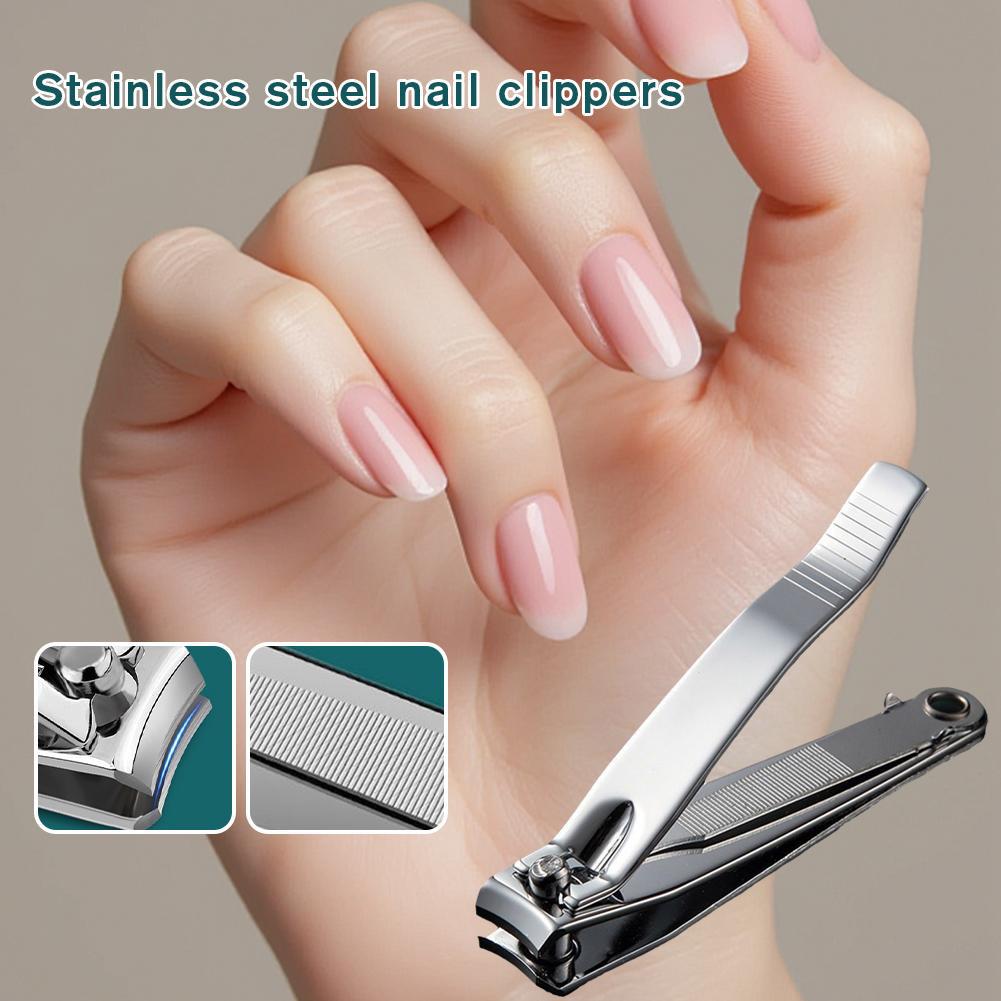 Splash Resistant Nail Clippers Stainless Steel Scissors For Nail Premium Sharp Sturdy Fingernail And Toenail Clipper Cutters New