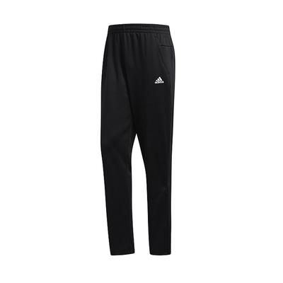Letter Logo Elastic Waist Straight Leg Casual Pants Men Pants Black DH9019