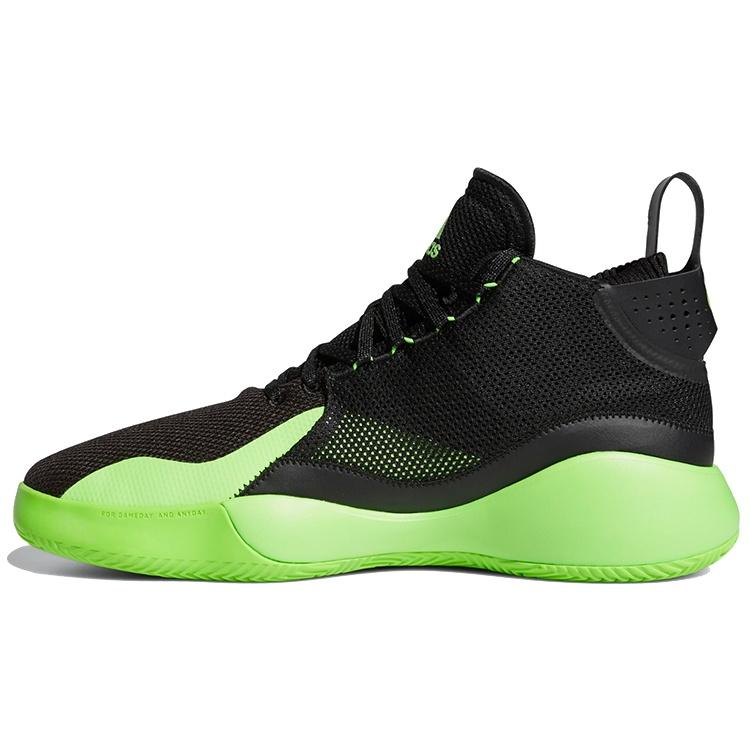 adidas D Rose 773 2020 Black Team Solar Green Men s FZ1268 EU 47⅓