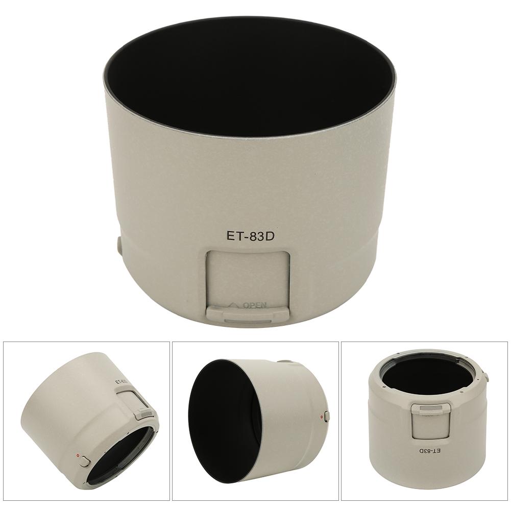 ET 83D White Plastic Lens Hood for Canon EF 100 400mm F 4.5 5.6L IS II USM