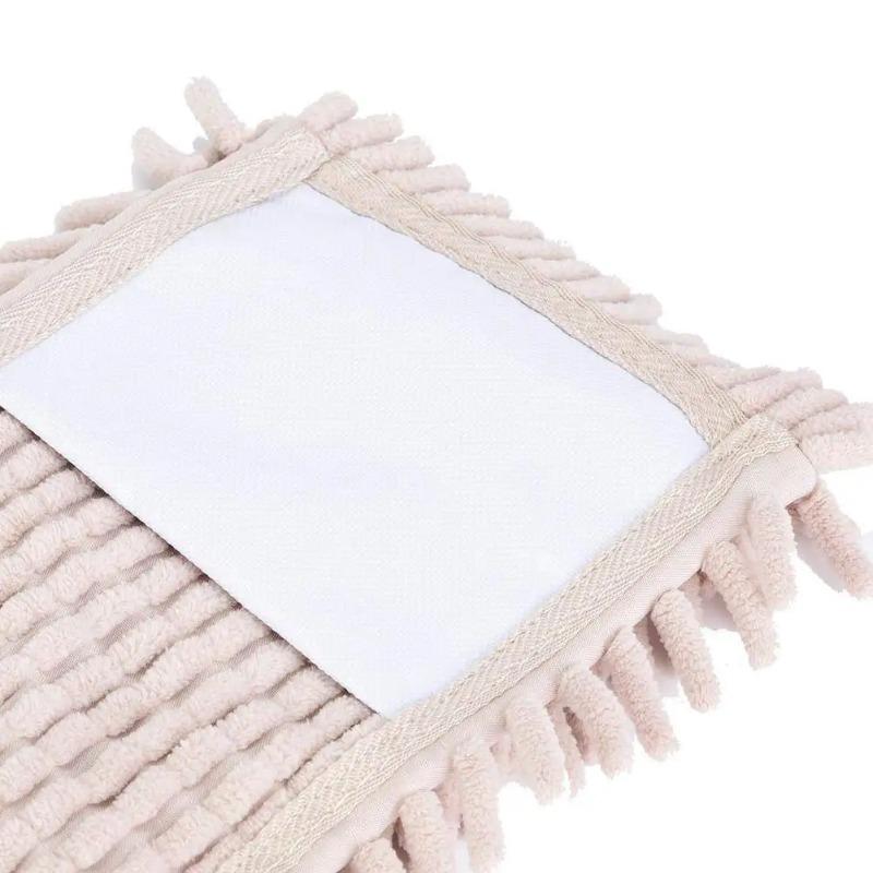 40X10CM Rectangle Home Cleaning Pad Chenille Household Dust Mop Head Replacement Easy Replace Dust Mops