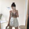 Tank Top Knit Halter Crop Tops Women Summer Camis Backless Cross Design Camisole Fashion Tube Female Sleeveless Cropped Vest