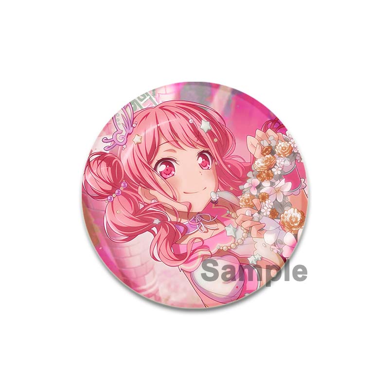 32/44/58mm BanG Dream Aya Maruyama Pin Handmade Brooch for Clothes Cartoon Cosplay Badge Backpack Decoration Jewelry Gift