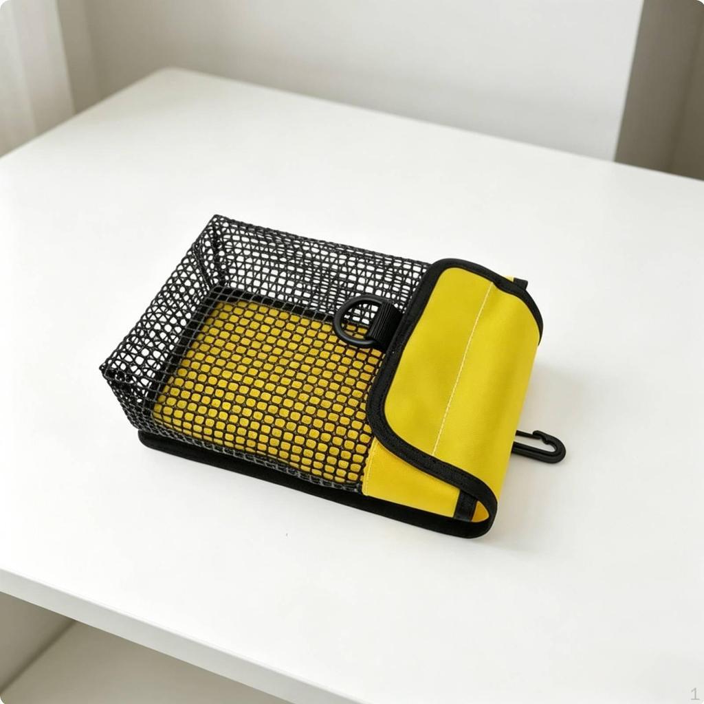 SMB Storage Bag Firm Fastening Pocket QuickDehydrating Scuba Diving Mesh Pouch for
