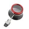 10X Jewelry Loupe Magnifier Repair Tool Portable Aluminum Alloy Jewelry Eye Loupe Pocket Magnifying Glass Red